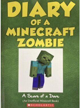 5/$15 Kids Book Diary of a Minecraft Zombie 1 Scare of a Dare Unofficial